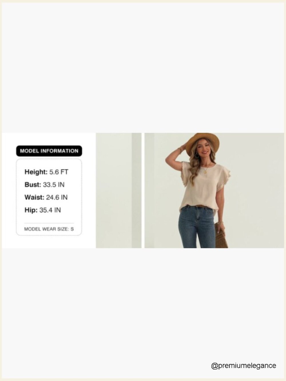 Ruffle Cap Sleeve Blouse Tunic Top Summer Casual Crew Neck Button Down - Picture 7 of 7
